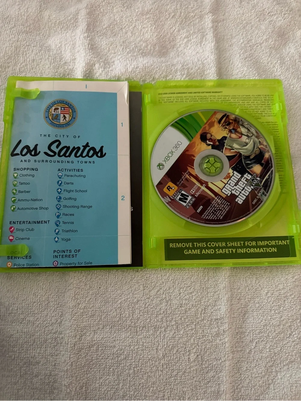Microsoft Xbox 360 Grand Theft Auto V (green)